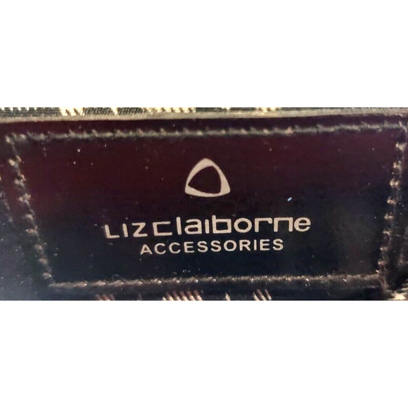 Liz Claiborne Red Leather Multipocket Crossbody Zip Purse Gold Hardware - Picture 7 of 16